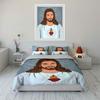 Sacred heart and portrait. Bedding sets Duvet cover sets Duvet covers Pillowcases(1 * Duvet Cover 2 * Pillowcases, without duvet insert)