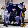 Wednesday Addams Printed Throw Blanket—soft,warm;versatile Blanket for All Seasons—perfect As &air-conditioning Throw,nap Blanket