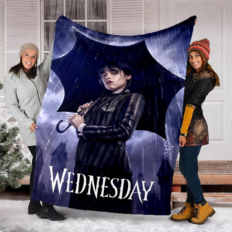 Wednesday Addams Printed Throw Blanket—soft,warm;versatile Blanket for All Seasons—perfect As &air-conditioning Throw,nap Blanket