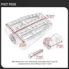Wide Foot Pegs Footrest MX Mini Floorboards Chopper Bobber Style Pedals for Harley Dyna Street Bob Fat Boy Sportster 883 Touring Road King Street