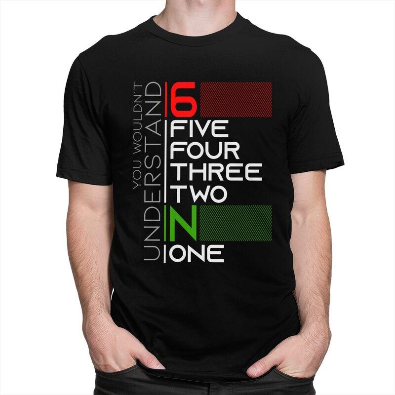 65432N1 Motorcycle Gear T Shirt for Men Pure Cotton Tshirt Casual Tee Short Sleeve Motorbike Motocross Motor Sport Tshirts