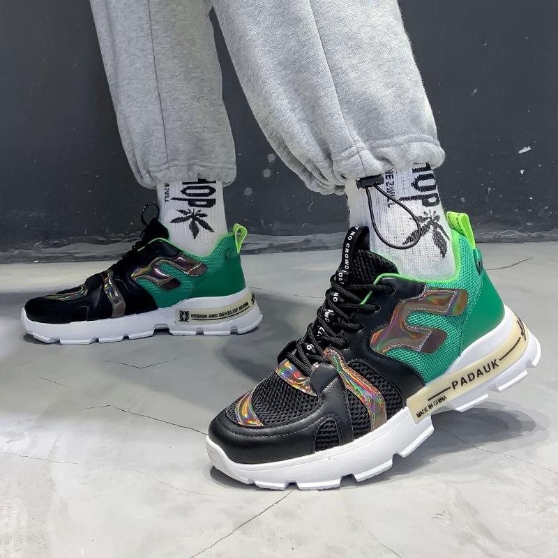 

2024 Новая осенняя мужская обувь Повседневная спортивная обувь Дышащая повседневная удобная модная обувь для бега, увеличивающая рост21 44 чёрный