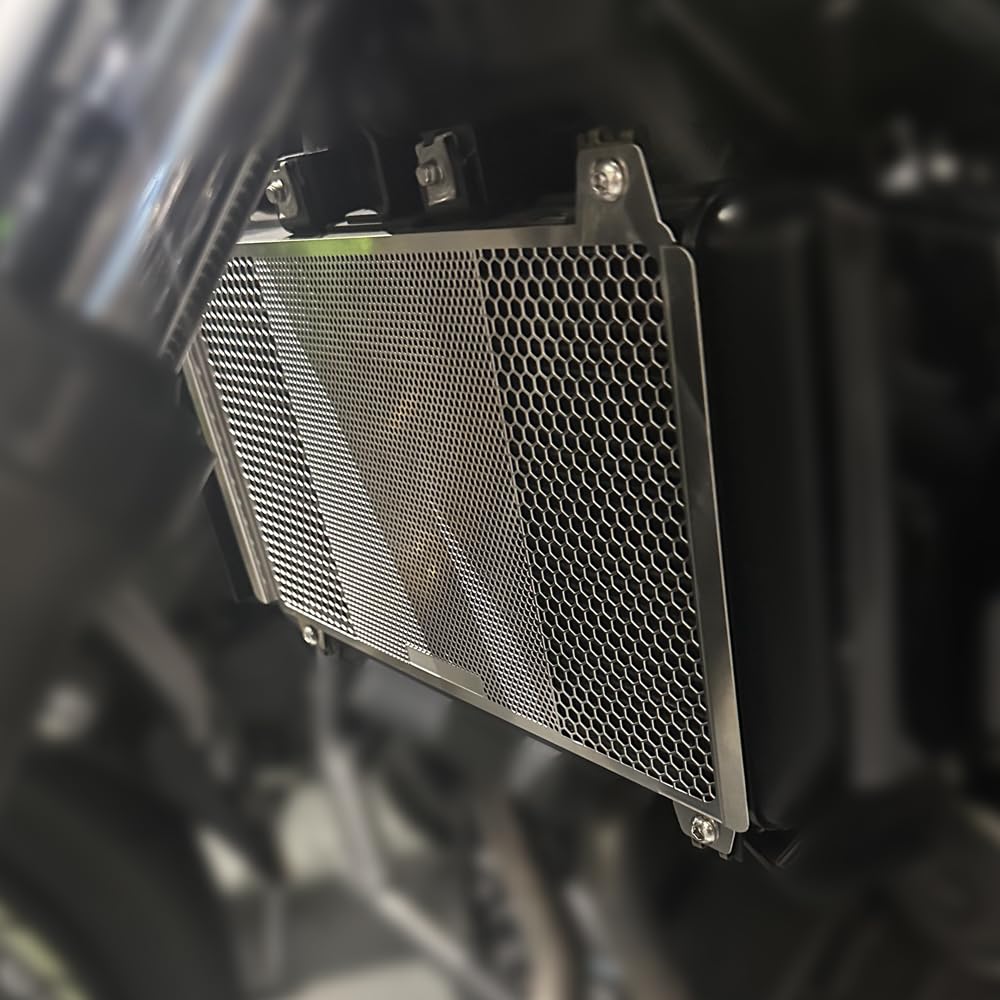 Kazuma Stainless Steel Radiator Grille Guard for Eliminator SE 400/450/500 2023-2024 (Silver)