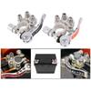 Car Battery Terminal Connectors Kit Quick Disconnect Release Positive Negative Marine Battery Cable Ends Top Post Clamps 12v 24v