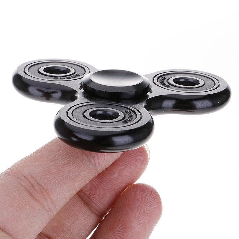 Alloy Spinner Aluminum Tri Spinner Silent Metal Toy Relief Stress