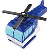Tomica Plarail Block Helicopter Toy with Rotating Blades and Colorful Design