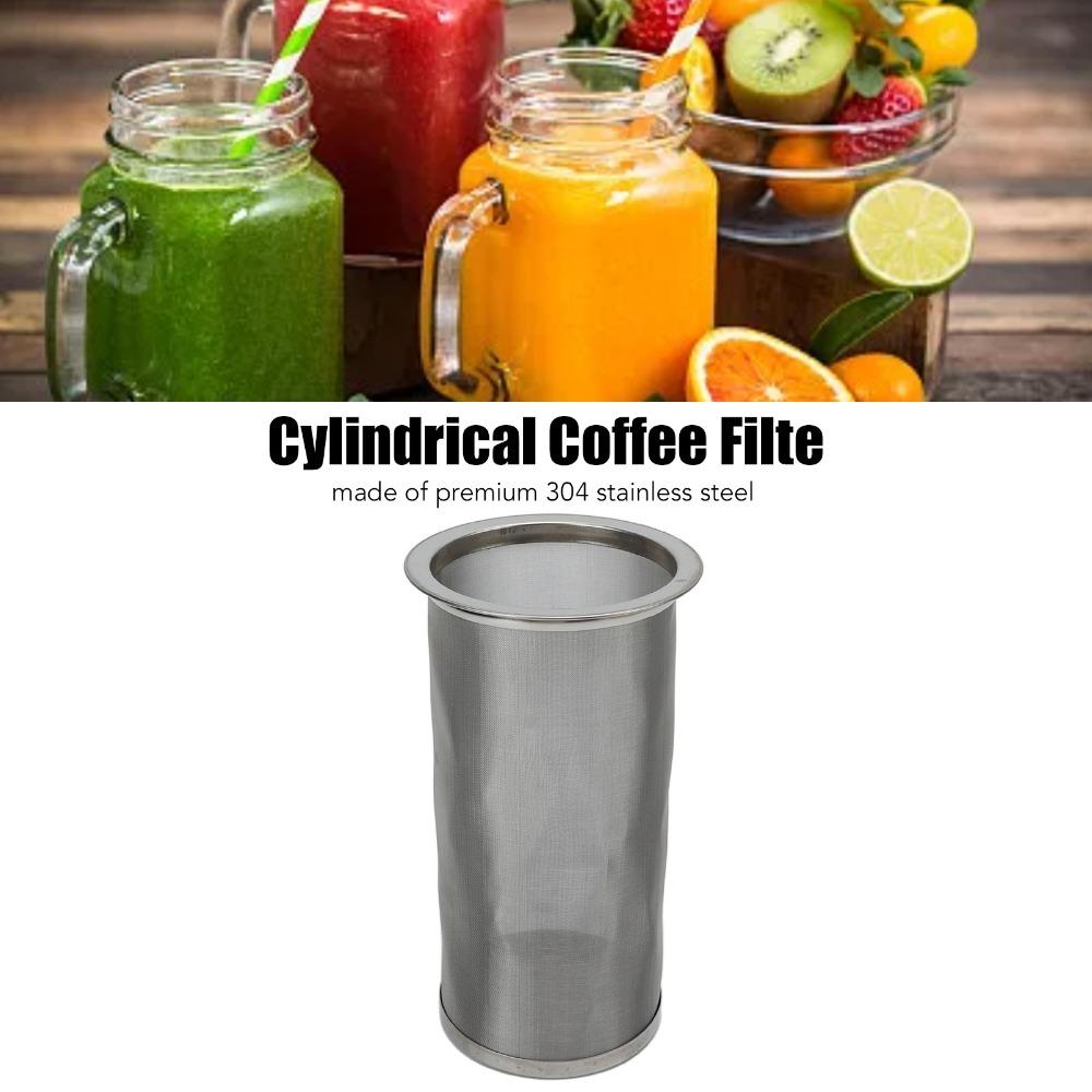 Stainless Steel Cold Brew Coffee Filter Ultra Fine Mesh Wide Mouth Coffee Filter  Iced Tea Maker
