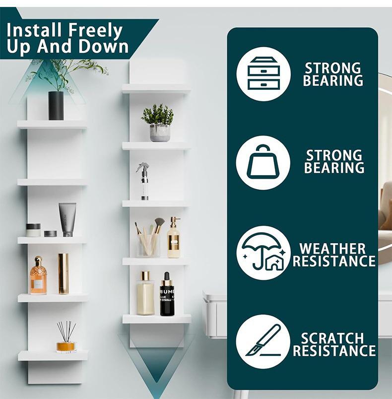 Multi-Layer Wall-Mounted Display Shelf for Home Decor