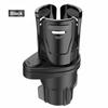 Multifunctional Car Cup Holder One To Two Double Layer Rotating Drinks Holder Vehicle Mounted Storage Rack