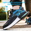 Men's Safety Shoes Steel Toe Soled Male Sneaker Air Cushion Breathable Working Shoes with Protection Anti Smashing Anti Stabbing