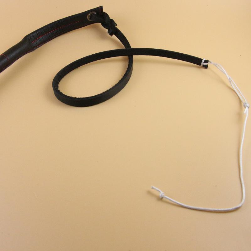 Bicz do szkolenia psów ze skóry bydlęcej dla owczarków niemieckich i psów pracujących