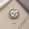 Decorative Sewing Buttons Faux Pearl Inlay Glitter Metal For Coat Jumper Cardigan Dress Round Buttons Diy Project