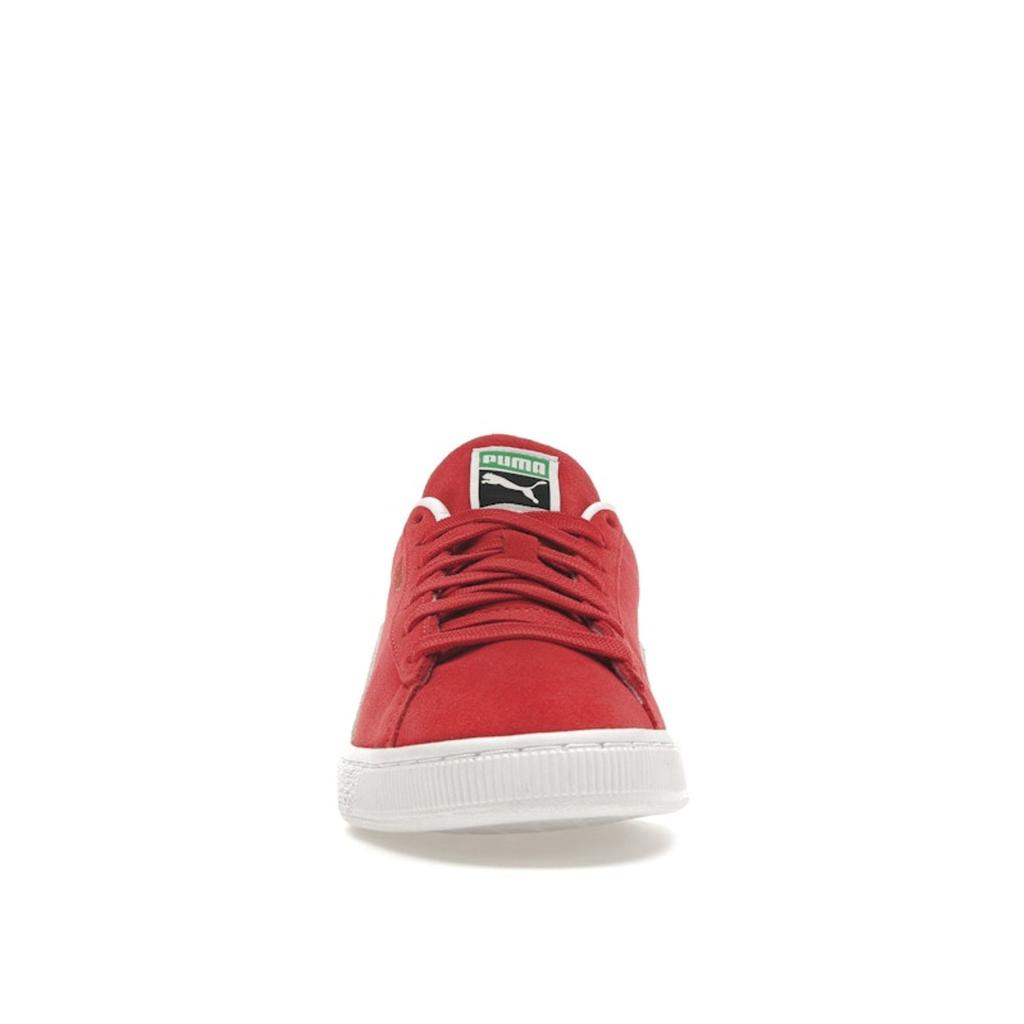 Puma Suede Classic 21 High Risk Red Unisex Sneakers Weiß 374915-02