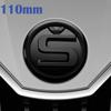 2025 Neues Abzeichen Für Skoda Motorhaubenaufkleber 110mm Schwarzes S Logo Emblem Für SKODA ENYAQ SUPERB OCTAVIA KAMIQ KODIAQ FABIA SCALA Skoda St
