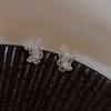 Hollow butterfly earrings simple and sweet fashion versatile stud earrings light luxury high sense niche personality earrings women