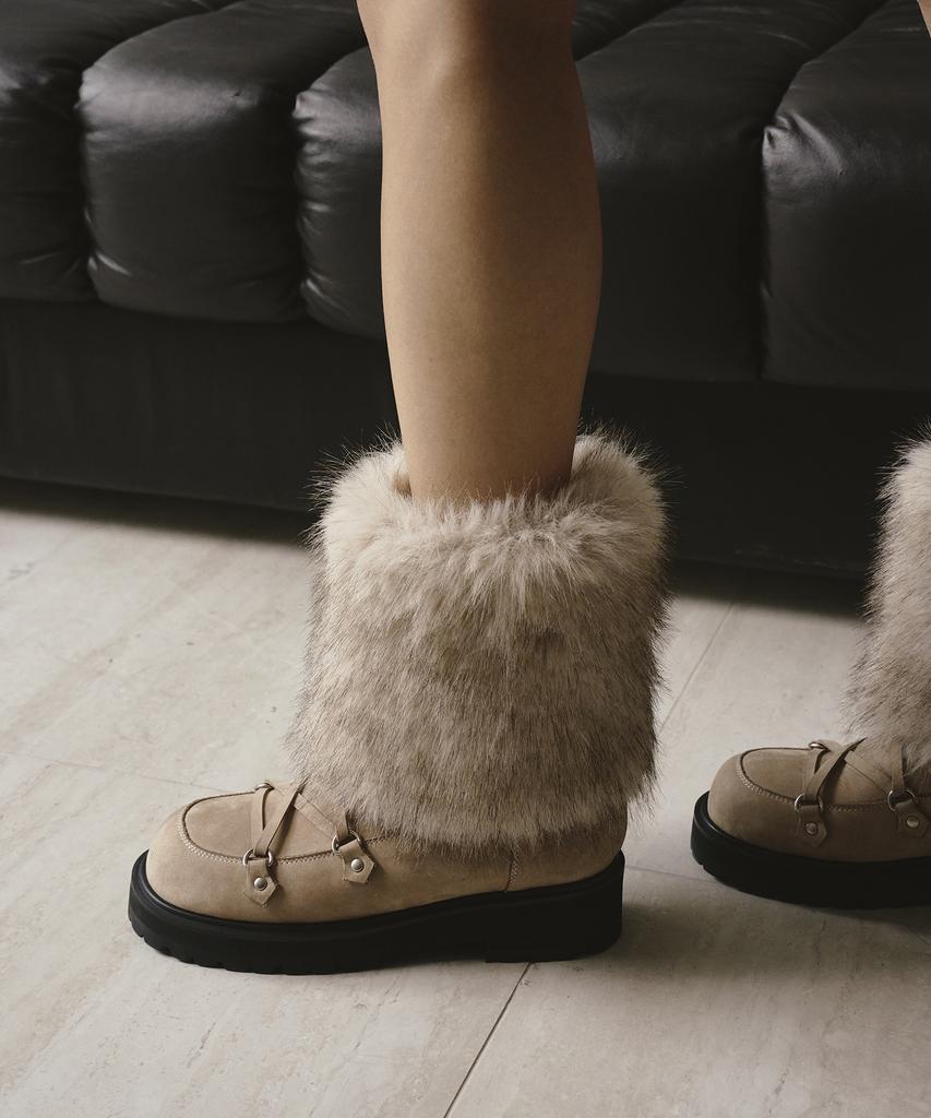 Twvp Moon Tracker Fur Ankle Boots (2 Colors) 24F81