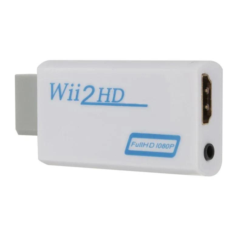1080P Full HD Adapter Connector 3.5mm Video Audio for PC HDTV Monitor Wii2HDMI-Compatible Wii To HDMI-Compatible Converter