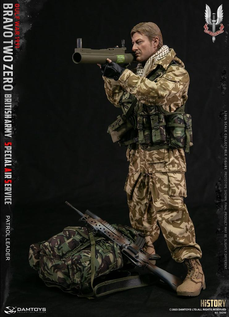 DAMTOYS Action Figure Male Movie Character SAS Body Head Set Action Figure 78098 [Tbmodel] 1/6
