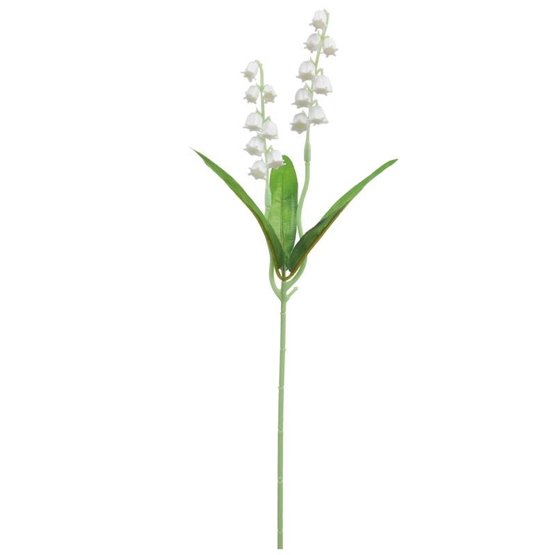 

10pcs/lot Simulation Flowers Plastic Lily of The Valley Wedding Bride s Bouquet Artificial White Flower Home Table Decoration