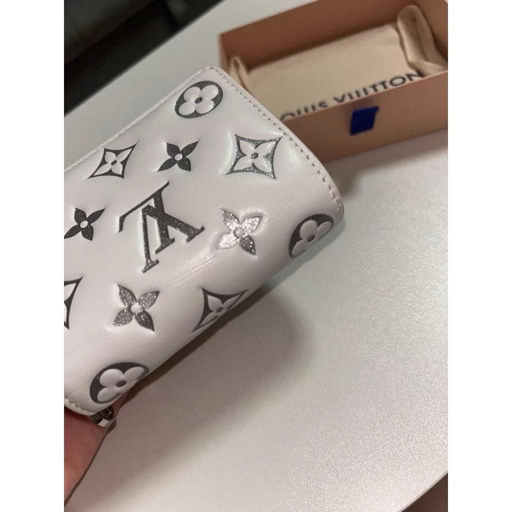 Used Louis Vuitton M12153 Monogram Embossed Portefeuille Roux Wallet