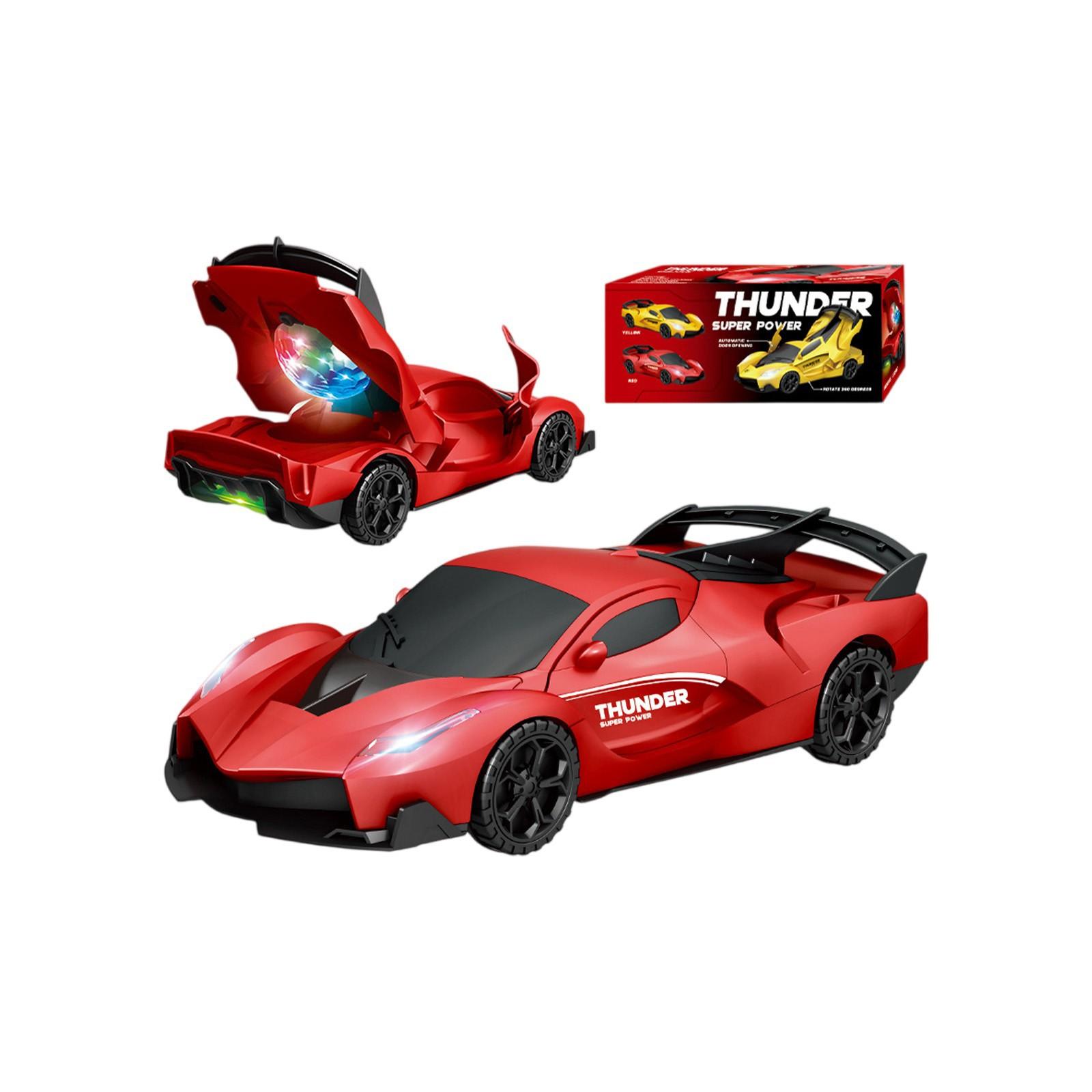 

Игрушка , Электрические вращающиеся спортивные автомобили, Гоночные модели с подсветкой One Size красный