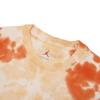 Jordan American Retro Dopamine Wash Tie-Dye Logo Print Casual Round Neck Short Sleeve Drop Shoulder T-Shirt Men Tops Orange DX9584-112