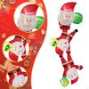 Christmas Inflatables Climbing Santa Claus Outdoor Decorations 8ft Unique Props for Lawn