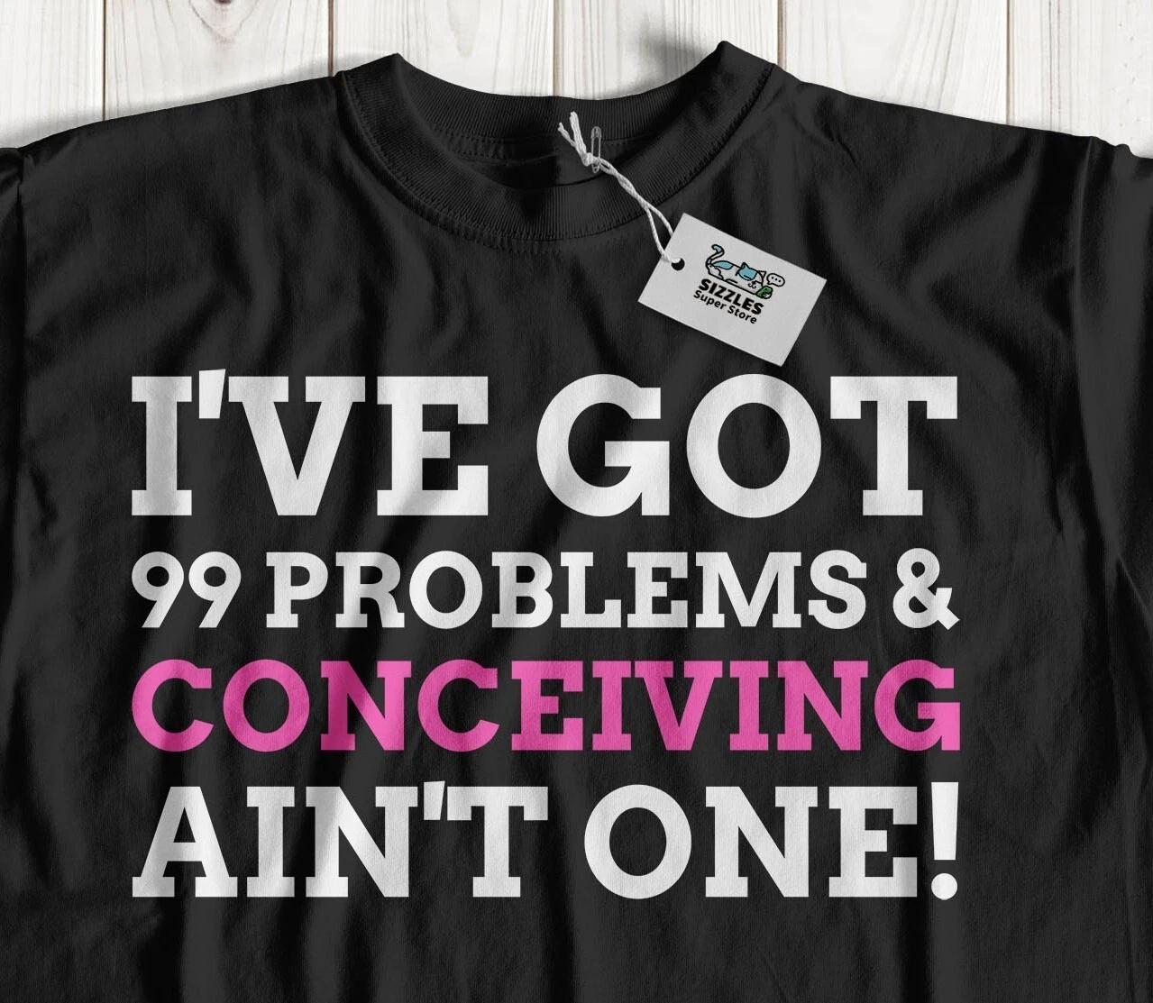 Funny Intrauterine Insemination T-Shirt Artificial IUI & IVF Pregnancy Gifts L