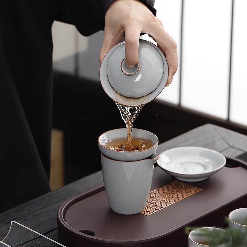 Meijin Ceramic Ge Kiln Kung Fu Tea Set