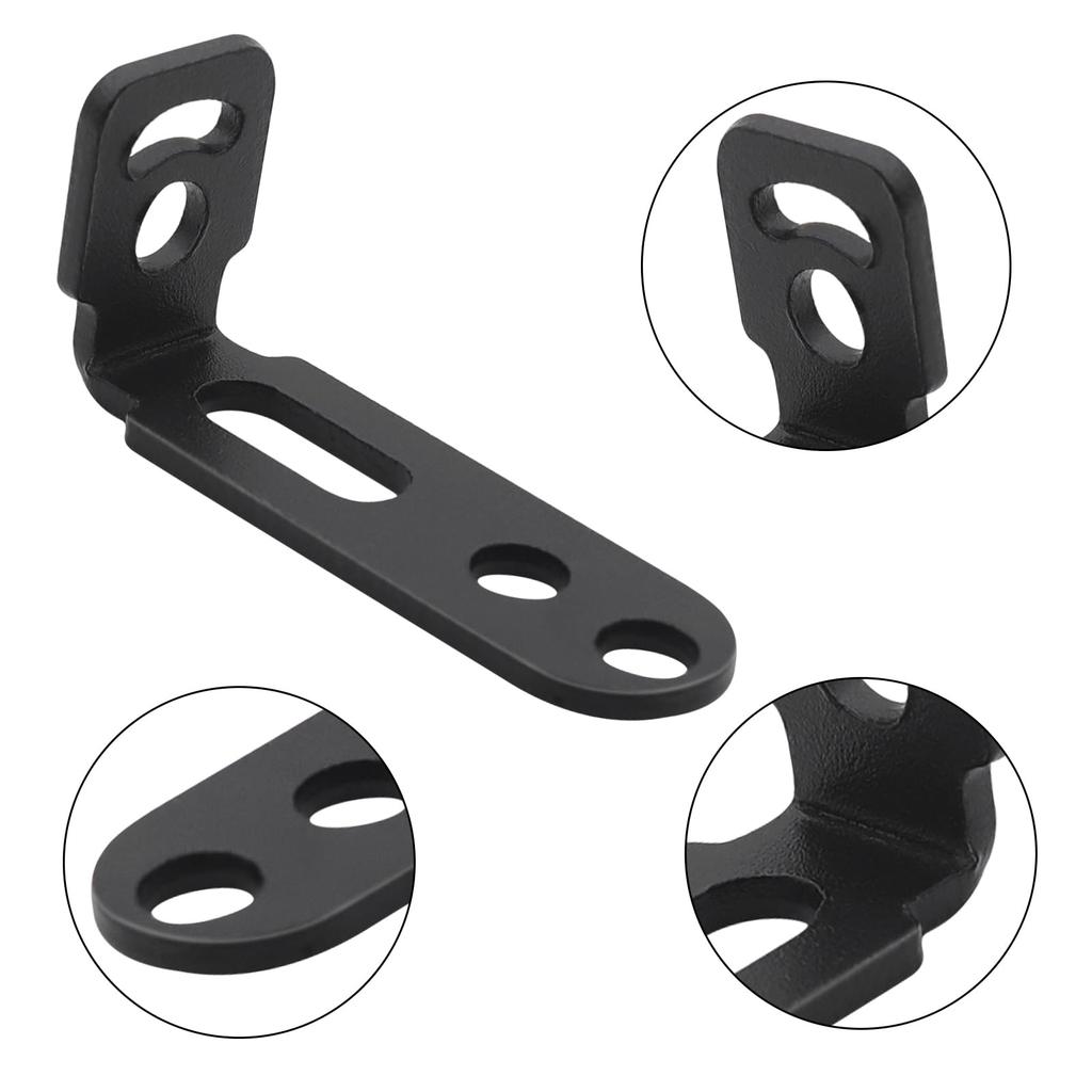 Biqing 2 PCS Bike Stay, 7 Characters, Bike Stay, Clamp Work Light, Mounted, Suitable for Motorcycles, Bicycles