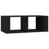 816521 vidaXL Table basse Noir 100x50x36 cm Bois d'ingénierie