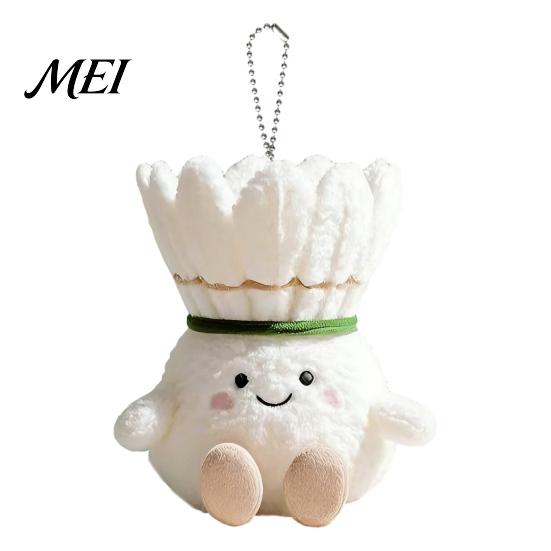 Cute Desk Accessory Badminton Plush Keychain, Shuttlecock Stuffed Toy for Bag Car Small Decor, Soft Mini Pendant, Creative Gift Fans Birthday Athletes