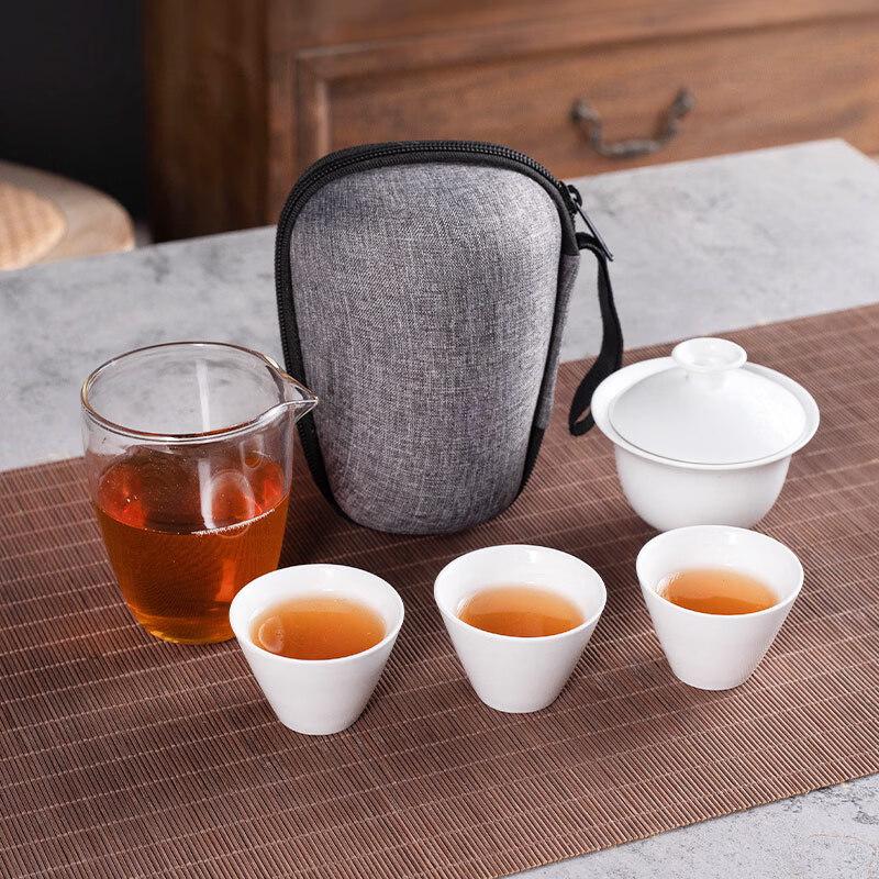 Yuzhuxun Outdoor Ceramic Travel Tea Set