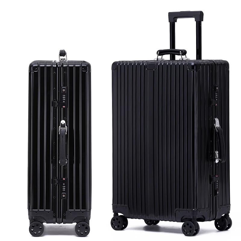 Vintage Aluminum-Magnesium Alloy Travel Suitcase 29 inch
