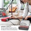 Musiin Sound Card Carrying Case, Compatible with Focusrite Scarlett 2i2 3rd Generation Audio Interface Cover, Velvet Interior (Gray)