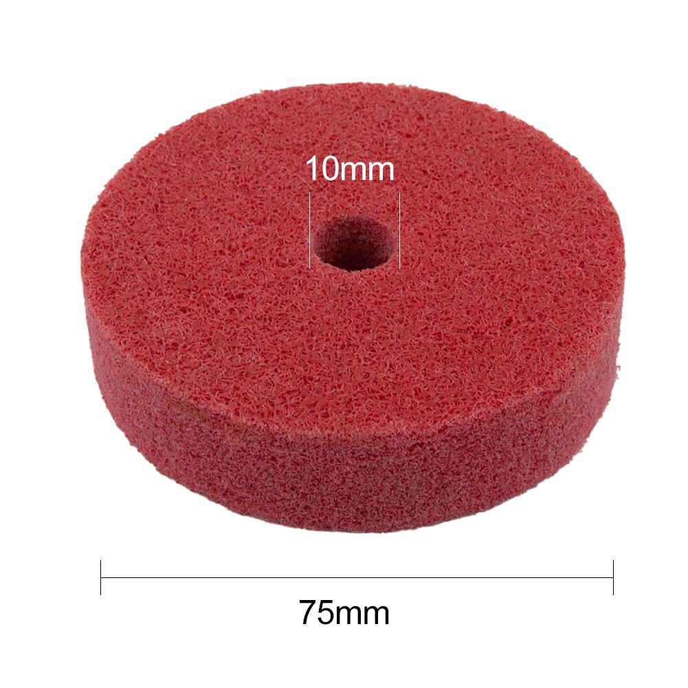 1Pcs Grinding Wheel Replacement 3Inch Nylon Grinding Wheels Power Sanding Tools Polishing Pads For Polishing Metal Wood Plastic