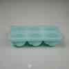Carrot Shape Ice Cube Tray with Lid Carrot Shape 6-Cavity Food-Grade Silicone Mold for Whiskey Cocktails Easy-Release Leak-Proof Ice Cube Maker for