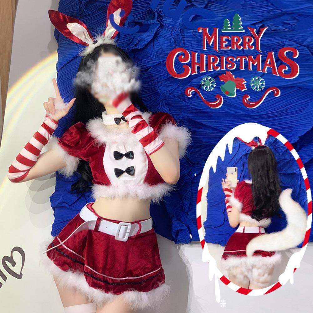 Domila Sexy Lingerie Sexy Christmas Outfit Bunny Uniform Seduction Qqny Passion Suit New Year's Robe
