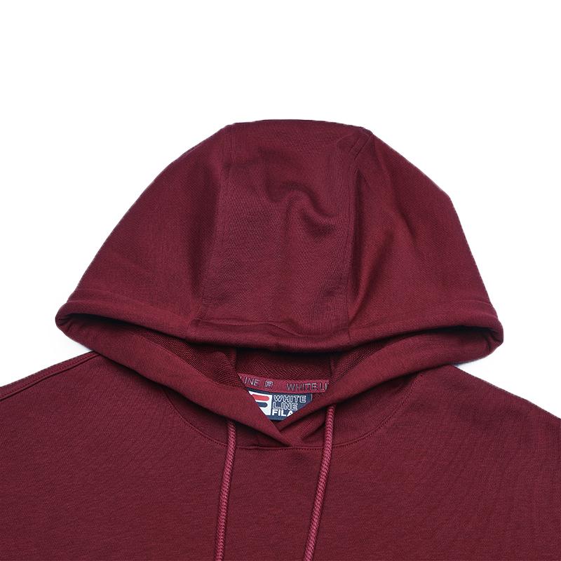 FILA Original Letter Print Comfortable Casual Versatile Hoodie Women hoodies Rose-Red F11W519207F-WI