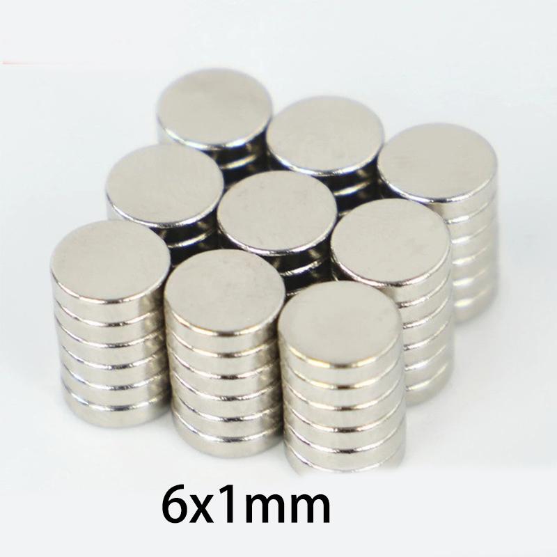 10/20pcs 15x1mm & 6x1mm Ultra-Thin Magnets - Large and Small Slim Discs for Invisible Mounting