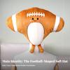 Soft Football Hat Lightweight Headgear Athletic for Sports Fans, Party Goers