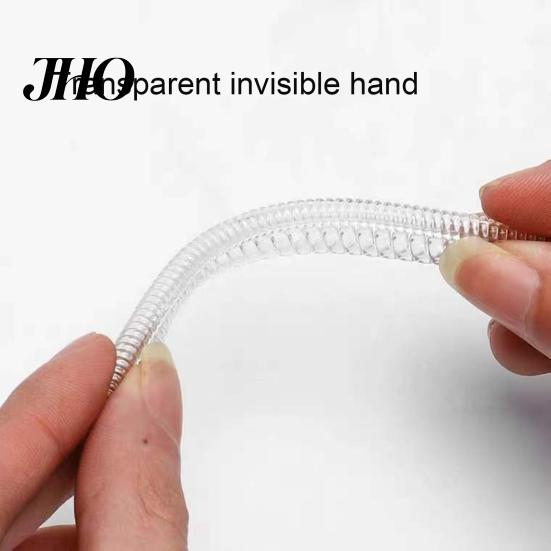 Jewelry 5Pcs/Set Ring Size Adjuster Invisible Soft Texture Comfortable Wearing Guard Spiral Silicone Tightener for Loose Rings