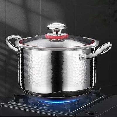 Multi-functional Stainless Steel Soup Pot with Steamer