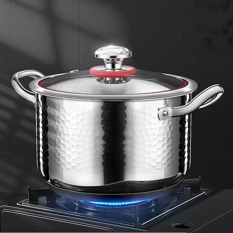 

Multi-functional Stainless Steel Soup Pot with Steamer