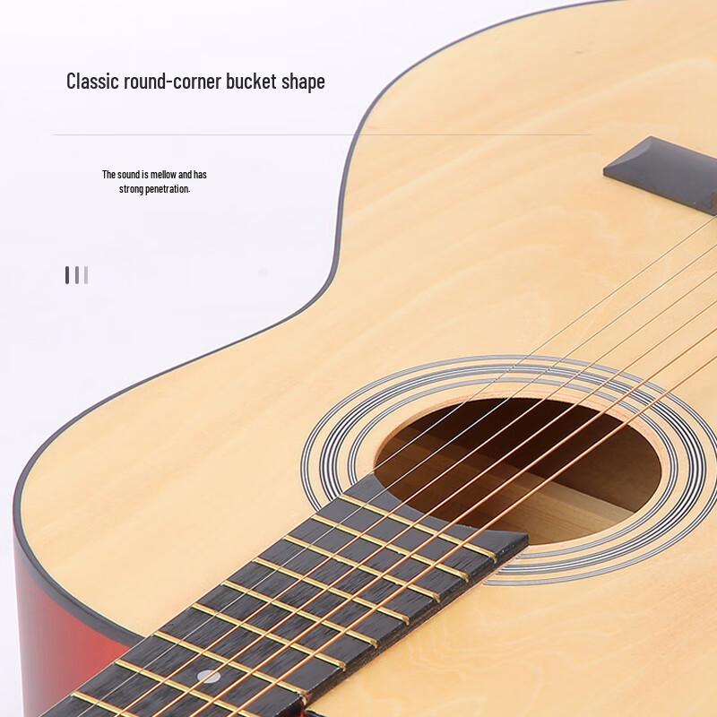 Akazienvogel 36-Zoll Anfänger Folk-Gitarre