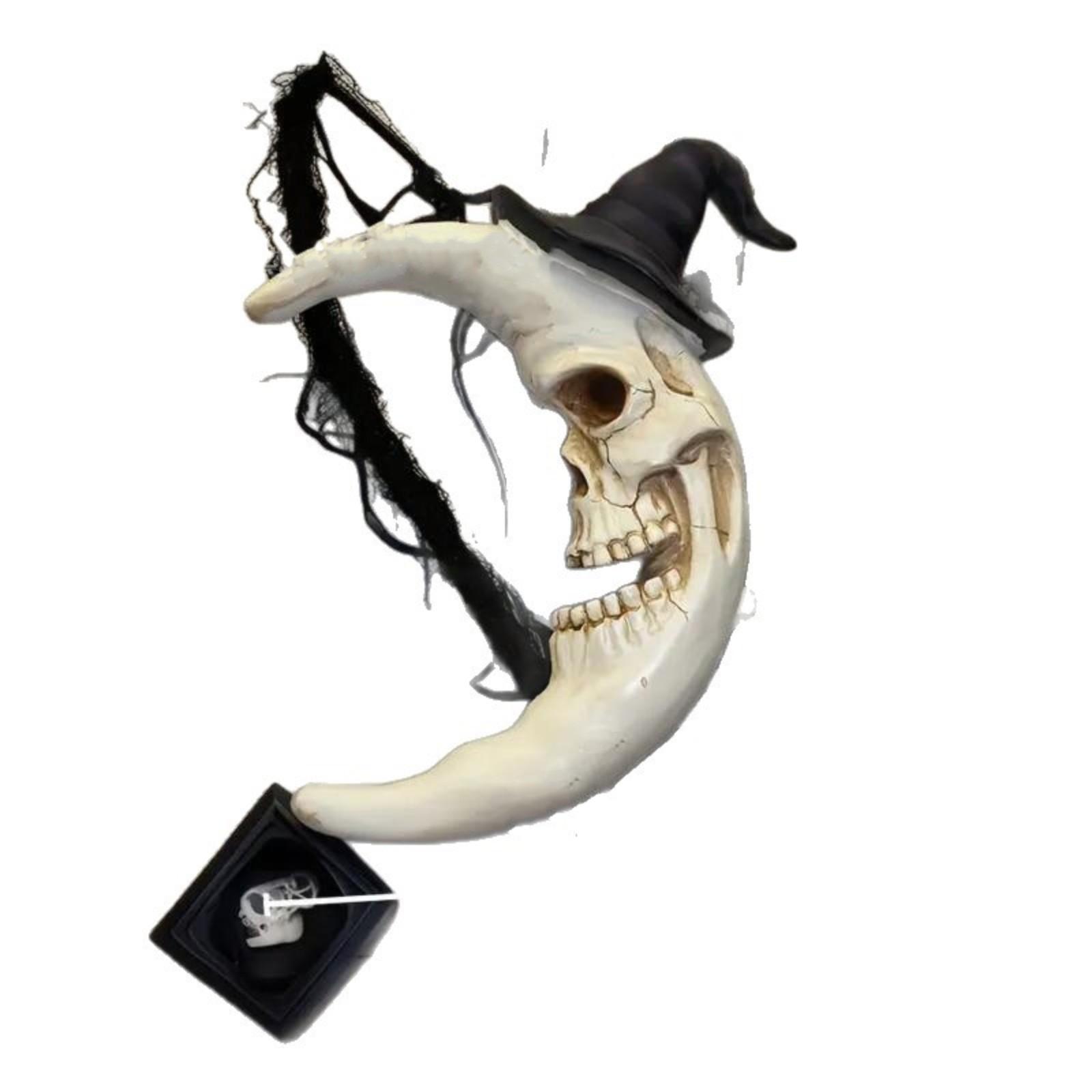 

Хэллоуин Черепа Смола Тыквы Луна Ведьма Подарок Персонализированное Украшение Домашние Украшения Украшения One Size