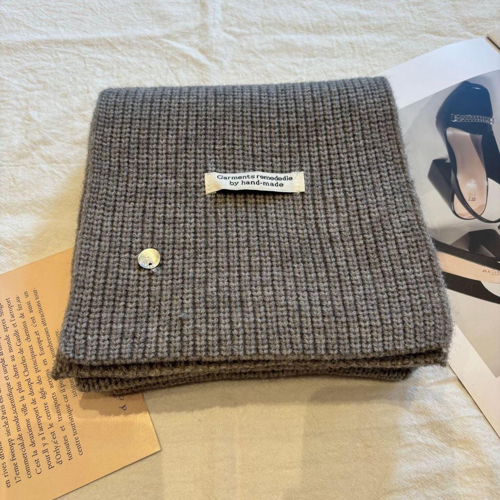 2025 Herbst/Winter Damen Vielseitiger Wollstrickschal - Weich, Warm und Stilvoll Hochwertiger Nackenwärmer