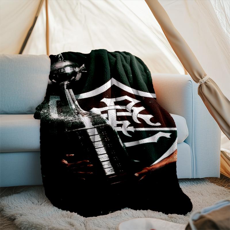 1PC Flumi-nense Football Club  Printed Soft Flannel Blanket Throw for Adult Bedroom Living Room Sofa Camping Travel Fan gifts Christmas Gifts