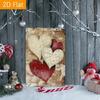 Vintage Love Metal Poster 8x12 inch, Heart Wall Art Wedding Gift