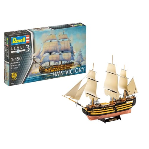 

Немецкий Revell масштаб 1/450 Королевский флот HMS Victory, флагман адмирала Нельсона, пластиковый набор для сборки 05819